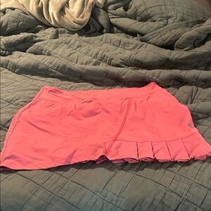 Vintage Lija Pink/mauveAthletic tennis or golf Skort with Ruffle.